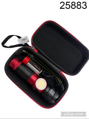 Imagen de LINTERNA CON ESTUCHE BATERIA Y RECARGABLE USB 3.26